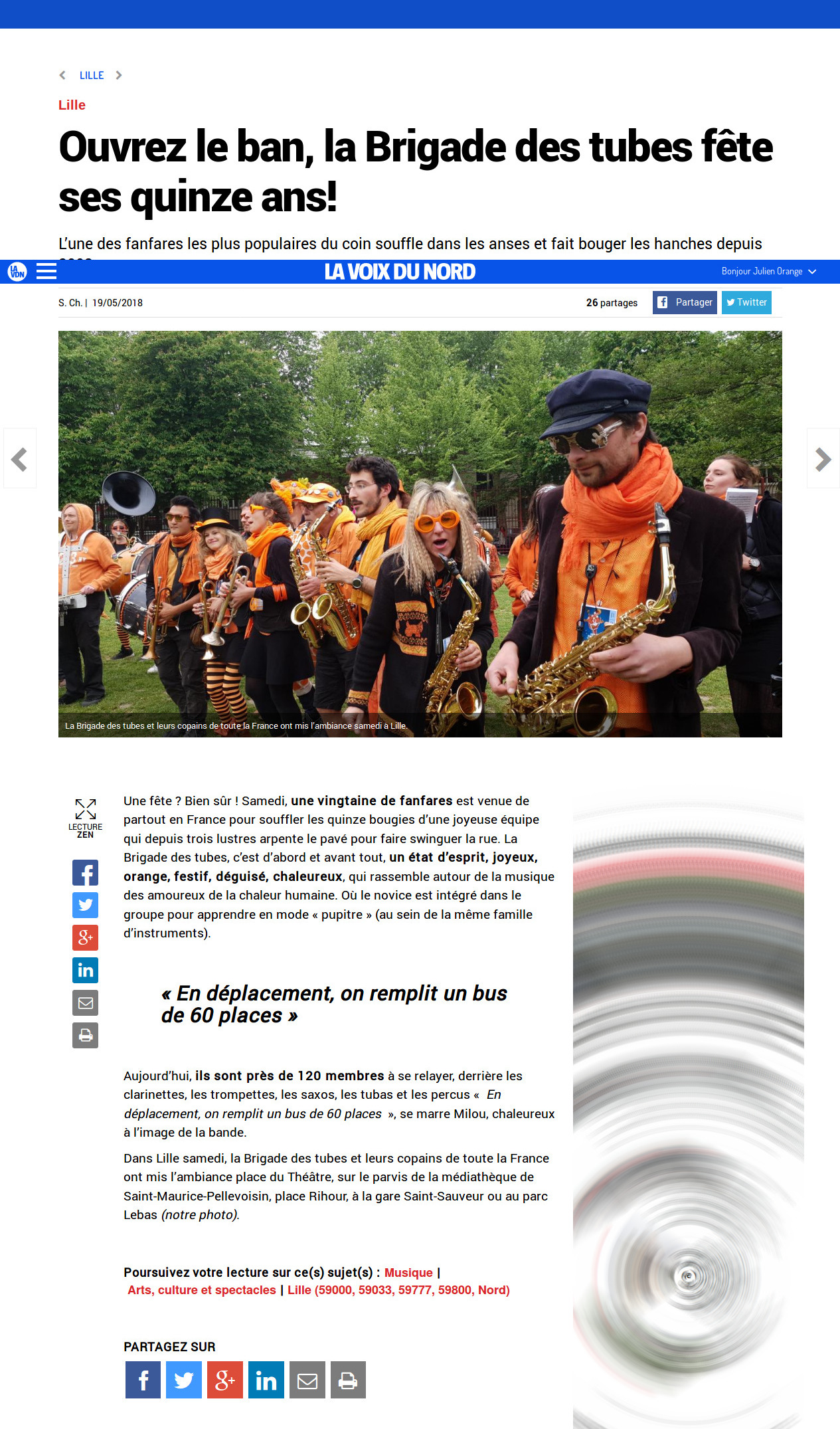 Screenshot-2018-5-28 Lille - Ouvrez le ban, la Brigade des tubes fête ses quinze ans