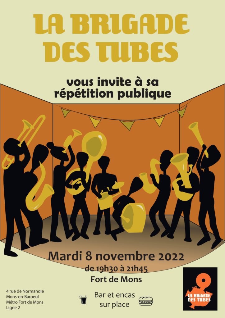 Répétition publique 2022 de la Brigade des Tubes